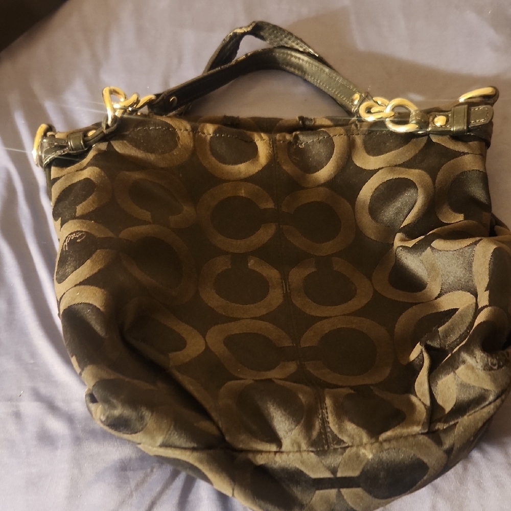 Stylish Brown Patterned Women's Bag